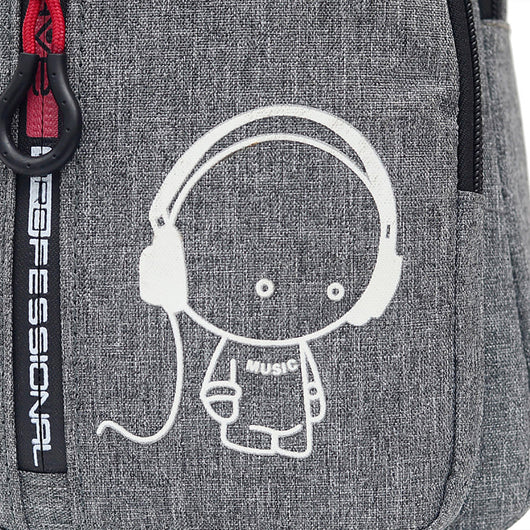 Bolsa Pectoral Nylon con Detalles Luminosos para Hombre - Image 13