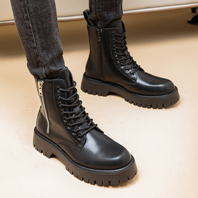 Botas Martin de Cuero para Hombre - Botines Altos Clásicos - Image 26