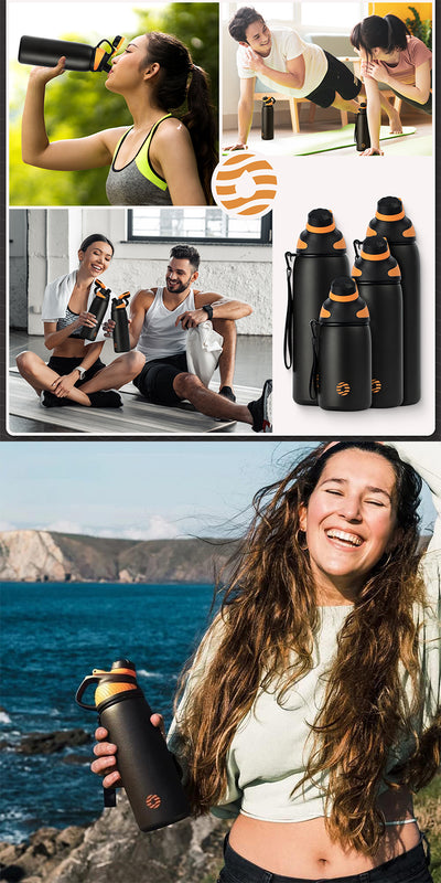 Vaso Deportivo Aislante Portátil de Acero Inoxidable 304 para Niños - Image 20