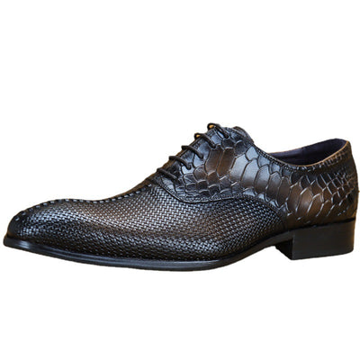 Zapatos Formales de Cuero Premium para Hombre - Diseño Puntiagudo Ejecutivo - Image 16