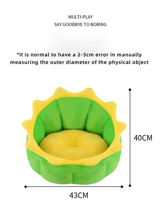 Cama Térmica Dinosaurio para Mascotas - Cálida y Acogedora para Perros Pequeños, Medianos y Grandes - Image 14