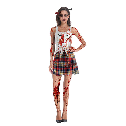 Disfraz de Fantasma Femenino - Chaleco Vestido para Escenario - Image 13