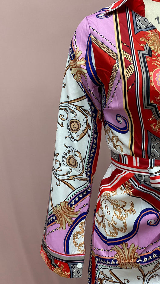Camisa Larga Estilo Étnico Africano con Estampados Tradicionales - Image 15