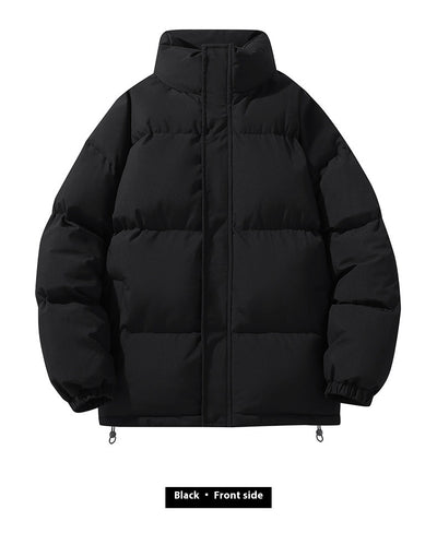 Abrigo Acolchado de Cuello Alto para Parejas - Diseño Minimalista - Image 39