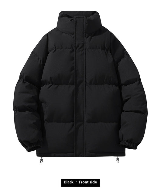 Abrigo Acolchado de Cuello Alto para Parejas - Diseño Minimalista - Image 39