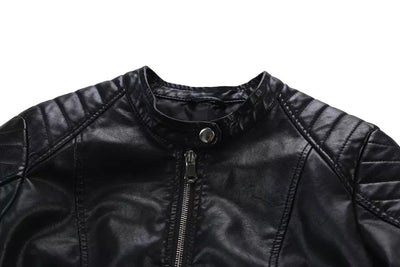 Chaqueta de Cuero PU para Motociclista - Estilo Europeo - Image 24