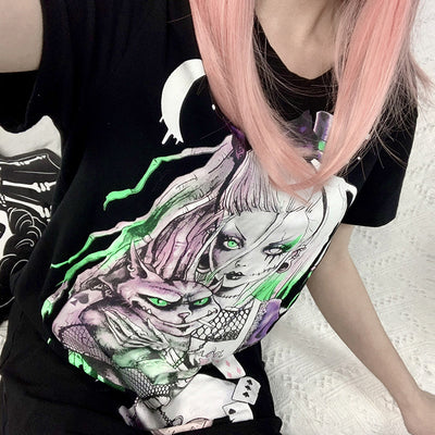 Camiseta Estampada Básica para Estudiantes - Manga Corta Mujer - Image 16