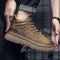 Botas Altas Estilo Británico para Hombre con Suela Reforzada