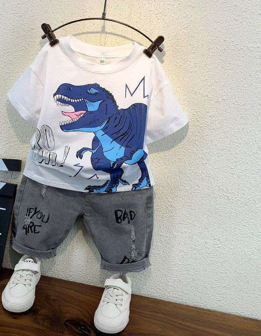 Conjunto Deportivo Infantil Estilo Vaquero de Manga Corta - Image 9