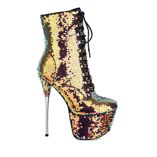 Botas para Mujer con Detalles Brillantes Degradados - Image 3
