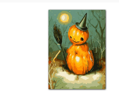 Kit de Pintura Diamante Halloween Cuadrado Completo - Bordado Punto de Cruz Cartoon - Image 8
