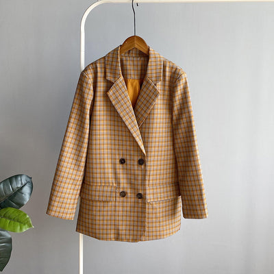 Traje a Cuadros Retro Primavera para Mujer - Image 8