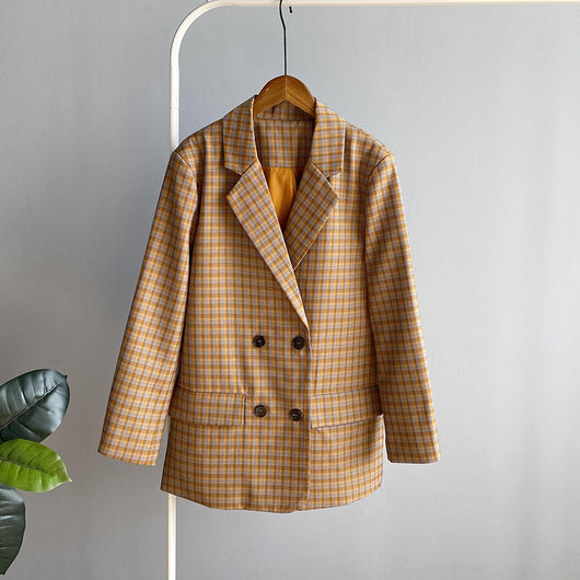 Traje a Cuadros Retro Primavera para Mujer - Image 8