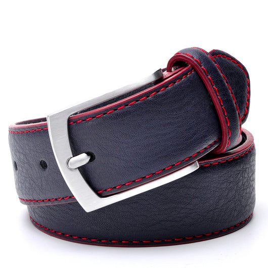 Cinturón Casual para Hombre con Hebilla de Pasador y Patrón Decorativo - Image 19