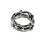 Anillo de Acero Titanio Diseño Retro Oscuro - Estilo Punk Hip Hop
