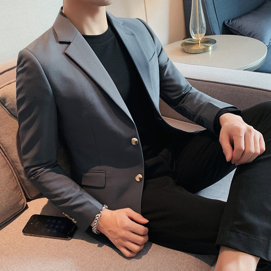 Traje Casual Sofisticado para Hombre de Dos Botones - Image 2