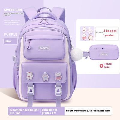 Mochila Escolar Impermeable de Tela Oxford para Niños - Image 12