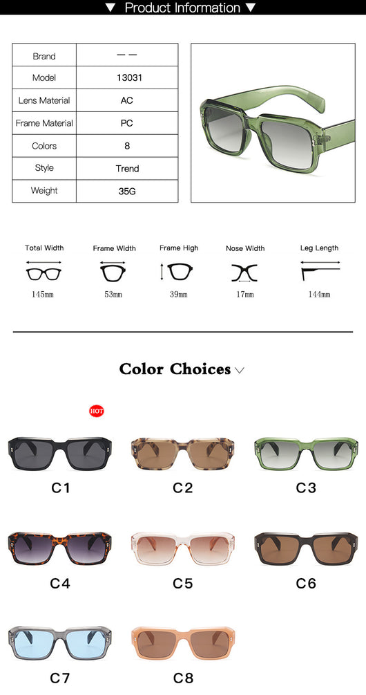 Gafas Retro Poligonales de Colores Gelatinosos - Image 13