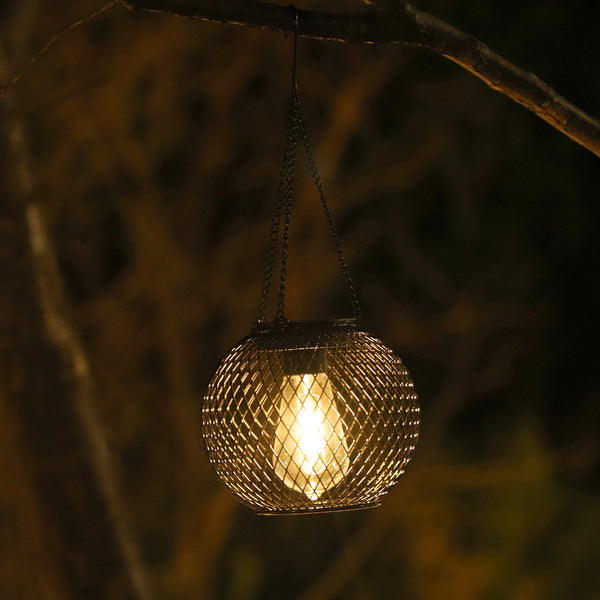 Linterna Decorativa de Jardín Calada Ultra Brillante