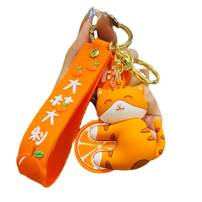 Llavero Gato Naranja Italiano Adorable de Gran Tamaño - Image 12