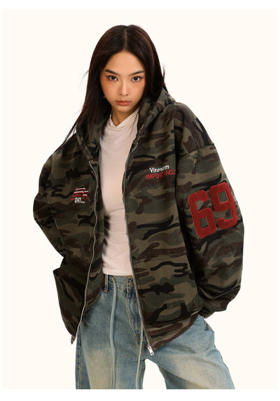 Sudadera Tipo Cardigan Camuflaje Forrada en Polar Grueso - Image 16