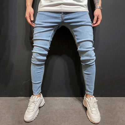 Pantalones Vaqueros Azules para Hombre - Estilo Moderno - Image 10