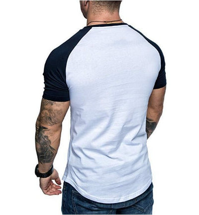 Camiseta Raglan Hombre Cuello Redondo con Bolsillo - Image 10