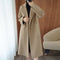 Blazer Clásico Cuello Reforzado Corte Holgado Estilo Hepburn