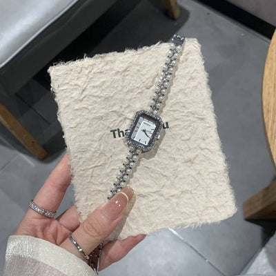 Reloj Pulsera de Perlas para Mujer - Elegancia Atemporal - Image 8