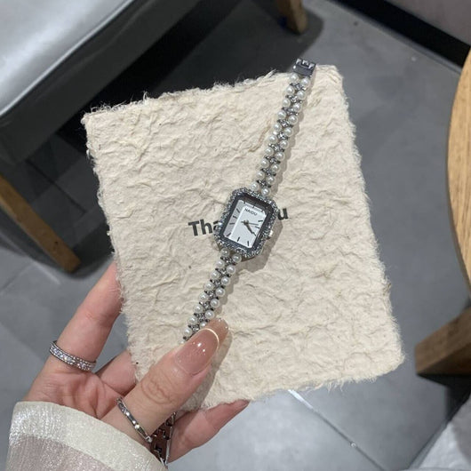 Reloj Pulsera de Perlas para Mujer - Elegancia Atemporal - Image 8