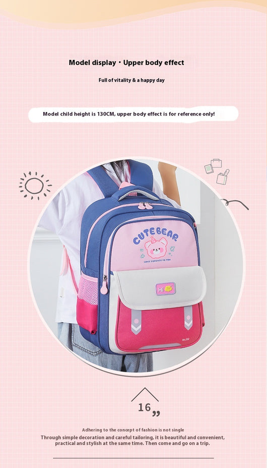 Mochila Escolar Ergonómica de Gran Capacidad con Protección Dorsal - Image 21