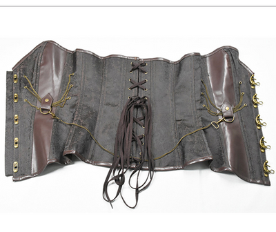 Chaleco Reductor Steampunk con Cadenas - Efecto Moldeador Frontal y Dorsal - Image 7