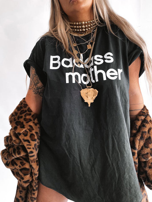 Camiseta Estampado Madre Audaz - Manga Corta