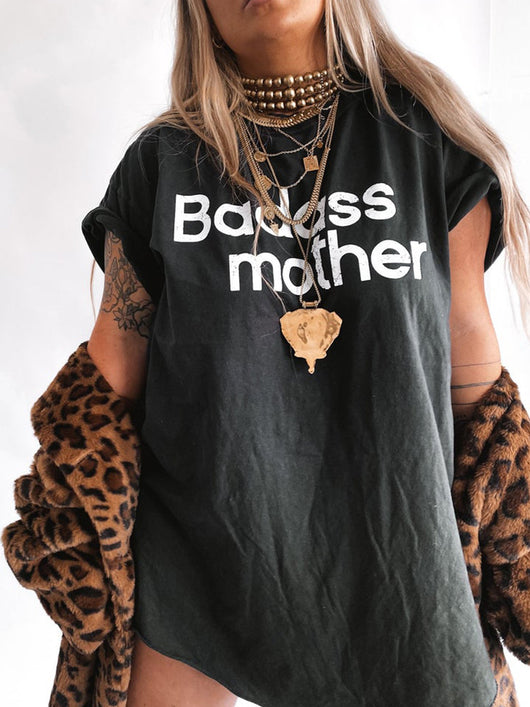 Camiseta Estampado Madre Audaz - Manga Corta