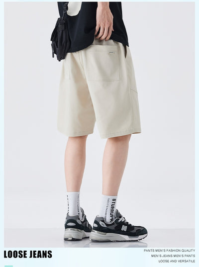 Pantalones Cortos de Trabajo Estilo Retro American para Hombre - Algodón Ice Silk Fresco - Image 18