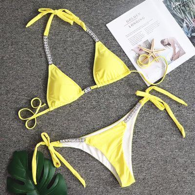 Bikini Strapless Liso Elegante - Image 15