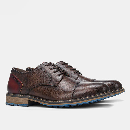 Zapatos de Cuero Retro para Hombre Talla Grande - Estilo Verano - Image 18