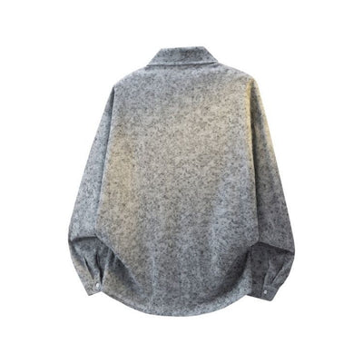 Camisa Jacket Suelta Talla Grande Manga Larga para Hombre - Image 16