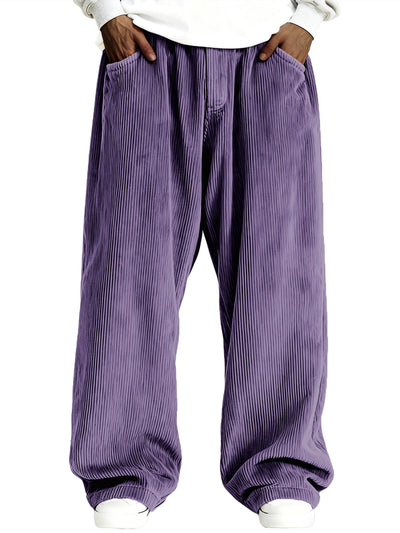 Pantalones de Buzo Corduroy Casual para Hombre con Bolsillos - Image 14