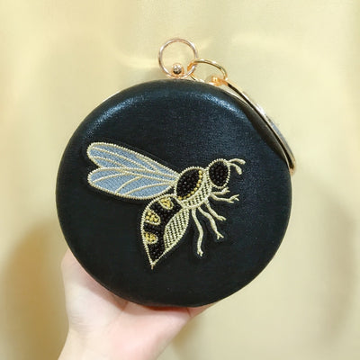 Cartera de Fiesta con Abalorios y Bordado de Abeja - Image 37