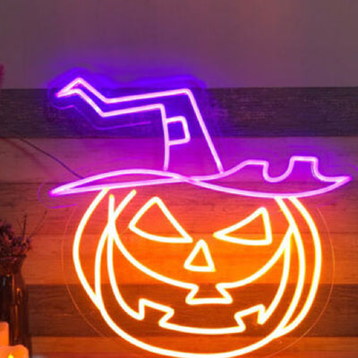 Linterna Decorativa de Calabaza Neón para Halloween - Image 10