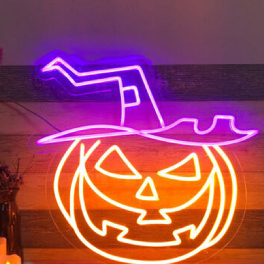 Linterna Decorativa de Calabaza Neón para Halloween - Image 10