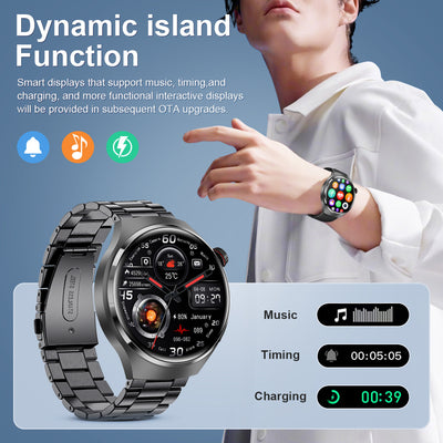 Reloj Inteligente con Monitor Cardíaco, Oxígeno en Sangre y Llamadas Bluetooth