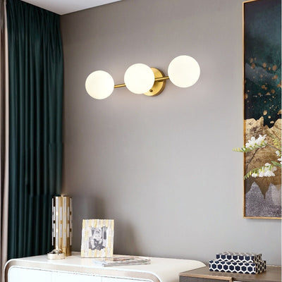 Lámpara Minimalista de Cristal para Mesita de Noche - Image 3