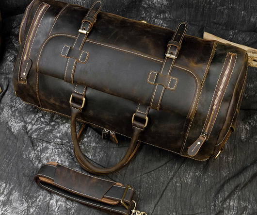 Bolsa de Viaje Retro Crazy Horse en Cuero para Hombre - Image 30