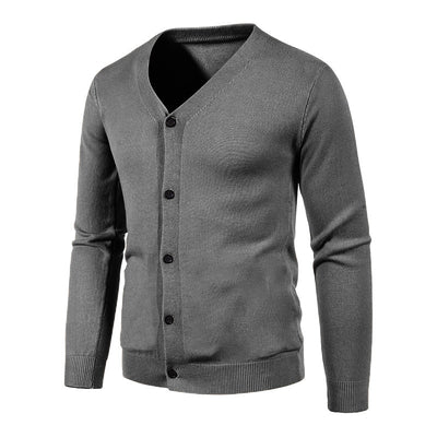Cardigan de Punto para Hombre - Suéter V-Neck Moderno y Versátil - Image 18