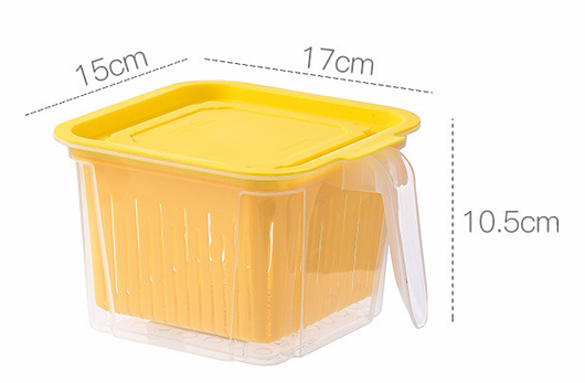 Contenedor Organizador de Frutas y Verduras con Drenaje para Refrigerador - Image 7