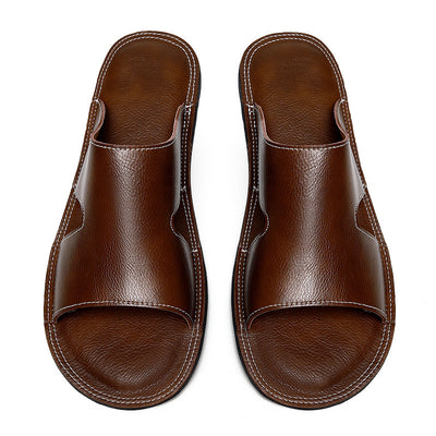 Pantuflas de Cuero para Hombre con Suela Antideslizante y Desodorante - Image 4