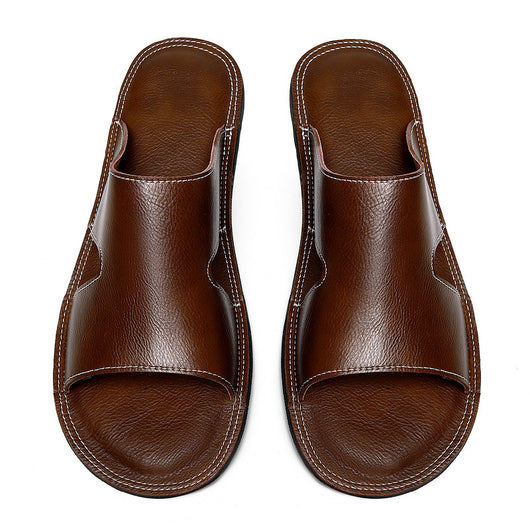 Pantuflas de Cuero para Hombre con Suela Antideslizante y Desodorante - Image 4