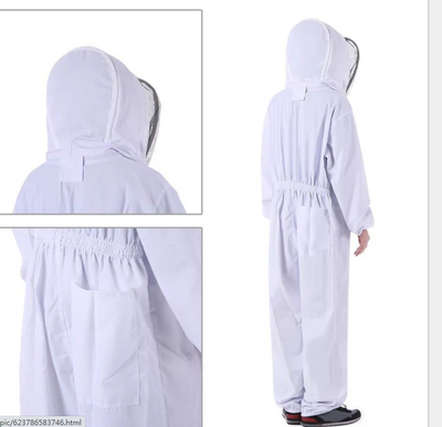 Traje Apicultor Completo Blanco Anti Abejas Protección Total - Image 11